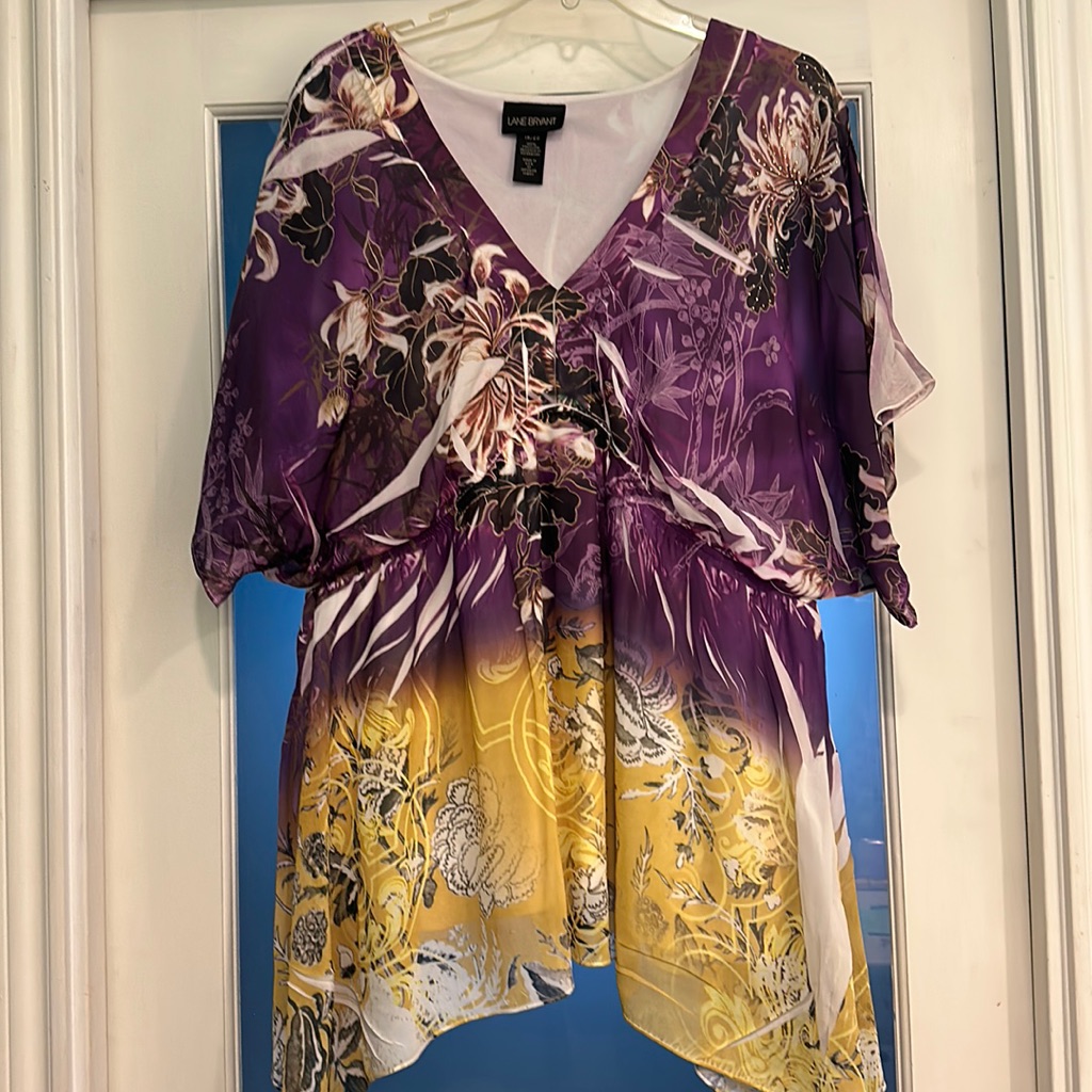 Gorgeous Lane Bryant Top Almost Brand New